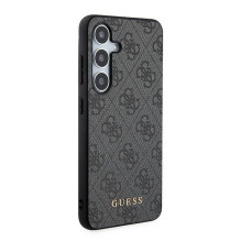 GUESS dėklas SAMSUNG A35 GUOHCSA35G4GFGR (PU 4G klasikinis metalinis logotipas) juodas