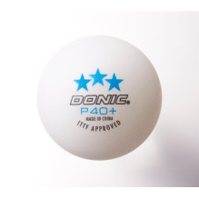 Table tennis ball Donic P40, 40 mm, 3 pcs Table tennis ball Donic P40, 40 mm, 3 pcs