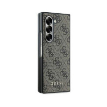 GUESS dėklas, skirtas SAMSUNG Z Fold 6 GUHCZFD6GF4GBR (HC PU 4G Charm), rudas