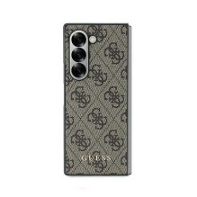 GUESS dėklas, skirtas SAMSUNG Z Fold 6 GUHCZFD6GF4GBR (HC PU 4G Charm), rudas