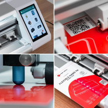 Hybrid nano glass film for cutting machine Forcell F-Protect Flexible NANO 7H PRIVACY 196 x 125 mm 25 pcs