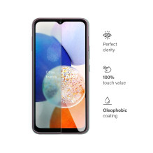 Tempered glass to Samsung Galaxy A14 5G Blue Star