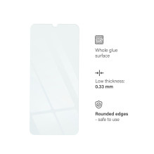 Tempered glass to Motorola E22 Blue Star