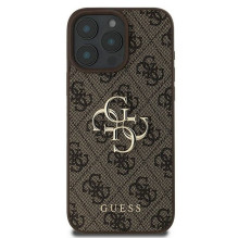 GUESS case for IPHONE 16 Pro GUHCP16L4GMGBR (4G PU Big Logo) brown