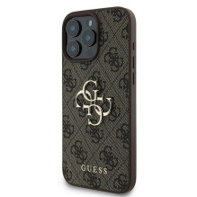 GUESS case for IPHONE 16 Pro GUHCP16L4GMGBR (4G PU Big Logo) brown