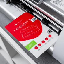 3rd gen. Intelligent film cutting machine Forcell with positioning tool white