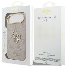 GUESS case for IPHONE 17 Air GUHCP17M4GMGCPI (PU W / Big 4G Classic Logo) gold pink