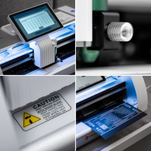 3rd gen. Intelligent film cutting machine Forcell with positioning tool white