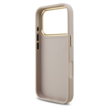 GUESS case for IPHONE 17 Pro GUHCP17L4GMGCPI (PU W / Big 4G Classic Logo) gold pink