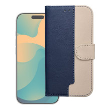 Flip case for iPhone 17 Split Book navy and cream Flip case for iPhone 17 Split Book navy and cream