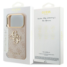GUESS case for IPHONE 17 Pro GUHCP17L4GMGCPI (PU W / Big 4G Classic Logo) gold pink