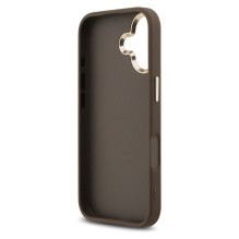 GUESS dėklas, skirtas IPHONE 17 GUHCP17S4GMGCBR (PU W / Big 4G Classic Logo) aukso rudos spalvos