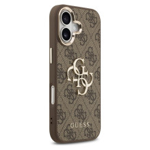 GUESS case for IPHONE 17 GUHCP17S4GMGCBR (PU W / Big 4G Classic Logo) gold brown