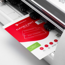 Pjovimo plėvelė pjaustymo mašinoms, 2 ir 3 kartos. Forcell F-Protect Flexible MATT 196 x 125 mm, 25 vnt.