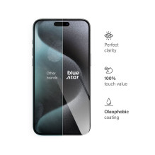 Grūdintas stiklas iPhone 15 PRO MAX mėlynai žvaigždinis