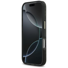 GUESS case for IPHONE 17 Pro compatible with MagSafe GUHMP17LHLEGTGLK (PC TPU W / Leopard Glitter) black GUESS case for IPHONE 17 Pro compatible with MagSafe GUHMP17LHLEGTGLK (PC TPU W / Leopard Glitter) black