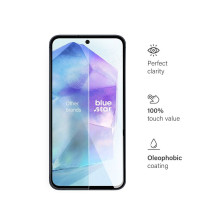 Tempered glass to Samsung Galaxy A55 5G / S25 FE Blue Star Tempered glass to Samsung Galaxy A55 5G / S25 FE Blue Star