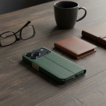 Flip case for Xiaomi Redmi NOTE 15 PRO Plus 5G Split Book green and gold Flip case for Xiaomi Redmi NOTE 15 PRO Plus 5G Split Book green and gold