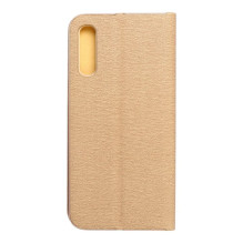Atverčiamas dėklas, skirtas „Samsung A50 Luna Book Gold“ Atverčiamas dėklas, skirtas „Samsung A50 Luna Book Gold“