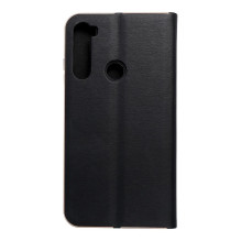Atverčiamas dėklas, skirtas „Xiaomi Redmi NOTE 8 Luna Book“, auksinės spalvos, juodas