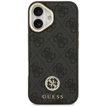 GUESS case for IPHONE 17 compatible with MagSafe GUHMP17SP4GRMDEK (PU W / 4G Strass Logo) black
