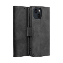 iPhone 13 MINI atverčiamas dėklas „Tender Book“, juodas