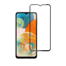 Tempered glass to Samsung Galaxy A23 5G (full glue / case friendly) Blue Star 5D black