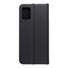 Flip case for Samsung A51 Luna Book Gold black Flip case for Samsung A51 Luna Book Gold black