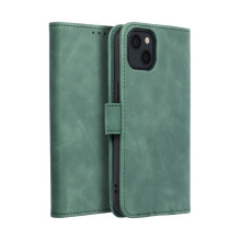 Atverčiamas dėklas, skirtas „iPhone 13 Tender Book“, žalias Atverčiamas dėklas, skirtas „iPhone 13 Tender Book“, žalias