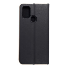 Flip case for Samsung A21s Luna Book Gold black