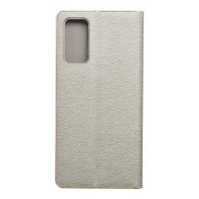 Atverčiamas dėklas, skirtas „Samsung S20 FE / S20 FE 5G Luna Book“, aukso ir sidabro spalvos Atverčiamas dėklas, skirtas „Samsung S20 FE / S20 FE 5G Luna Book“, aukso ir sidabro spalvos