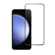 Tempered glass to Samsung Galaxy S23 FE (full glue / case friendly) Blue Star 5D black Tempered glass to Samsung Galaxy S23 FE (full glue / case friendly) Blue Star 5D black