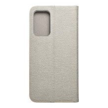 Atverčiamas dėklas, skirtas „Samsung A52 5G / A52 LTE (4G) / A52s 5G Luna Book“, aukso, sidabro spalvos Atverčiamas dėklas, skirtas „Samsung A52 5G / A52 LTE (4G) / A52s 5G Luna Book“, aukso, sidabro spalvos