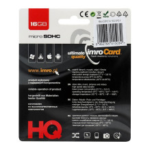 IMRO memory card microSD 16GB 100MB / s class 10 UHS I IMRO memory card microSD 16GB 100MB / s class 10 UHS I
