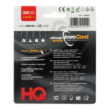 IMRO memory card microSD 32GB 100MB / s class 10 UHS I with adapter SD
