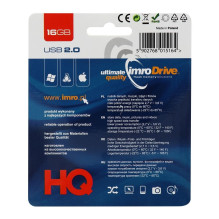 IMRO USB atmintinė JUODA 16GB USB2.0 IMRO USB atmintinė JUODA 16GB USB2.0