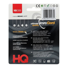 IMRO memory card microSD 16GB 100MB / s class 10 UHS I with adapter SD