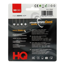 IMRO atminties kortelė microSD 16GB su adapteriu SD