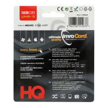 IMRO memory card microSD 128GB 100MB / s class10 UHS 3 4K with adapter SD IMRO memory card microSD 128GB 100MB / s class10 UHS 3 4K with adapter SD