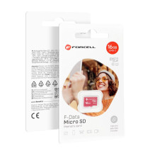 FORCELL F-DATA atminties kortelė 16 GB UHS-I U3 10 klasė FORCELL F-DATA atminties kortelė 16 GB UHS-I U3 10 klasė