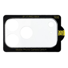 5D Full Glue Camera Tempered Glass - for iPhone 17 Pro Max Transparent 5D Full Glue Camera Tempered Glass - for iPhone 17 Pro Max Transparent
