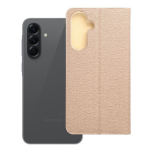 Atverčiamas dėklas, skirtas „Samsung A56 5G Luna Book“, auksinis, auksinis