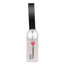 USB atmintinė 64 GB USB 3.2 Gen 1 (USB A) Forcell F-Data Metal, sidabrinė USB atmintinė 64 GB USB 3.2 Gen 1 (USB A) Forcell F-Data Metal, sidabrinė