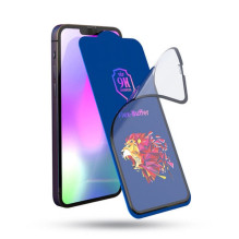 „Bestsuit Flex-Buffer Hybrid Glass 5D“ su antibakterine „Biomaster“ danga, skirtas Apple iPhone 13 mini, JUODAS „Bestsuit Flex-Buffer Hybrid Glass 5D“ su antibakterine „Biomaster“ danga, skirtas Apple iPhone 13 mini, JUODAS