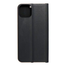 Flip case for iPhone 13 Luna Book Gold black