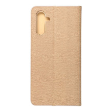 Flip case for Samsung A13 5G / A04S Luna Book Gold gold Flip case for Samsung A13 5G / A04S Luna Book Gold gold