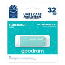 GOODRAM UME3 32GB USB3.0 atmintinė (su „Biomaster“ apsauga) GOODRAM UME3 32GB USB3.0 atmintinė (su „Biomaster“ apsauga)