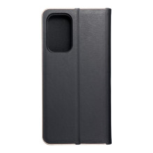 Atverčiamas dėklas, skirtas „Samsung A33 5G Luna Book“, auksinis, juodas Atverčiamas dėklas, skirtas „Samsung A33 5G Luna Book“, auksinis, juodas