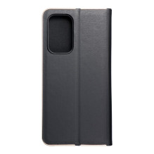 Atverčiamas dėklas, skirtas „Samsung A53 5G Luna Book“, auksinis, juodas Atverčiamas dėklas, skirtas „Samsung A53 5G Luna Book“, auksinis, juodas