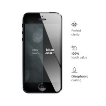 Tempered glass to iPhone 5 / 5C / 5S Blue Star Tempered glass to iPhone 5 / 5C / 5S Blue Star